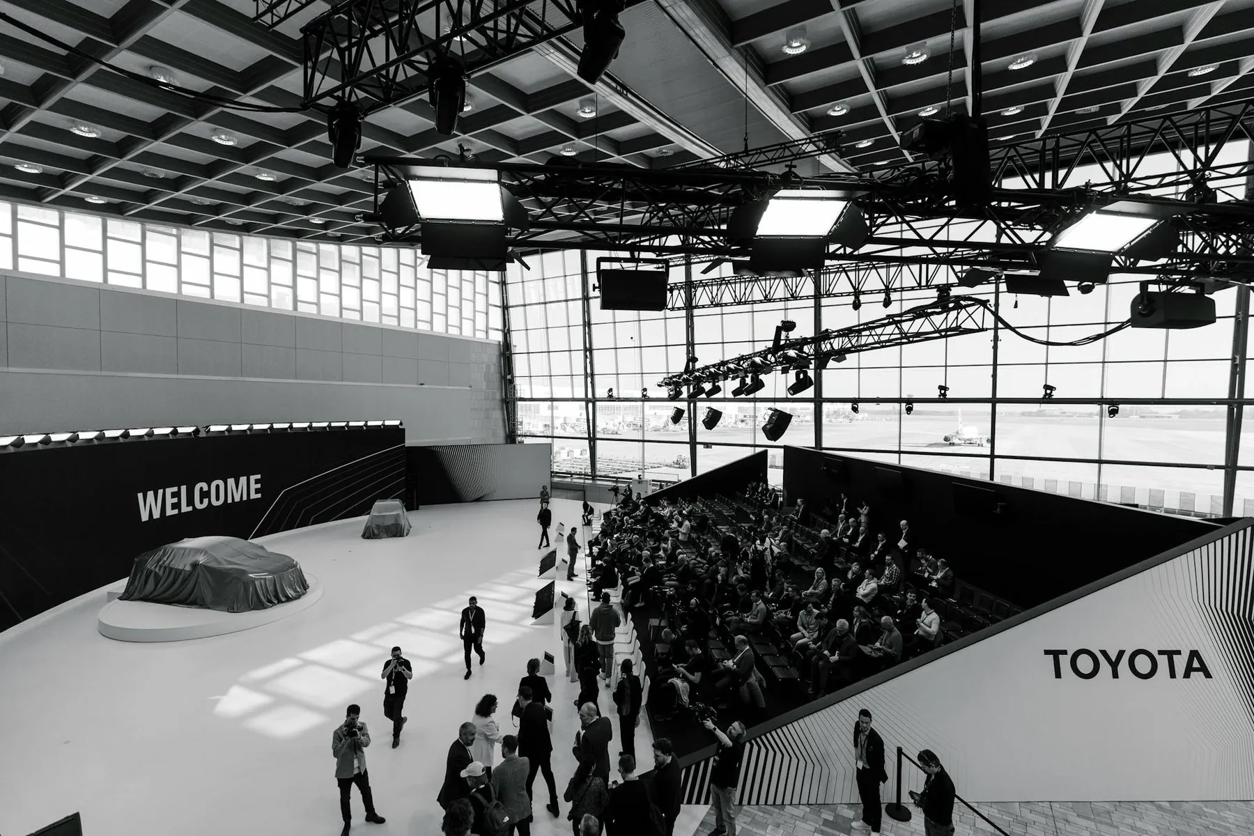 DDMC events brand website, designed by Particles Labs